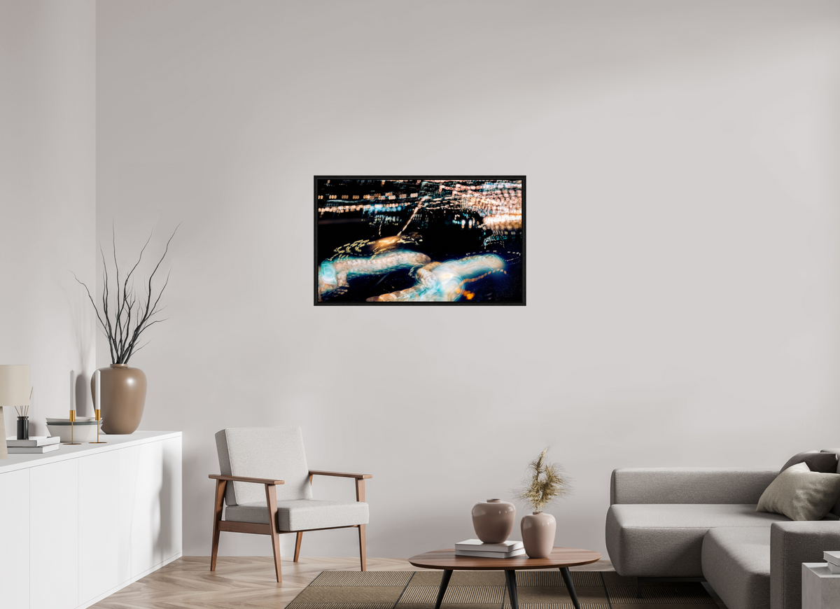 100,4 x 60 cm, Caisse américaine Noire L’Épopée des Lucioles Modernes
