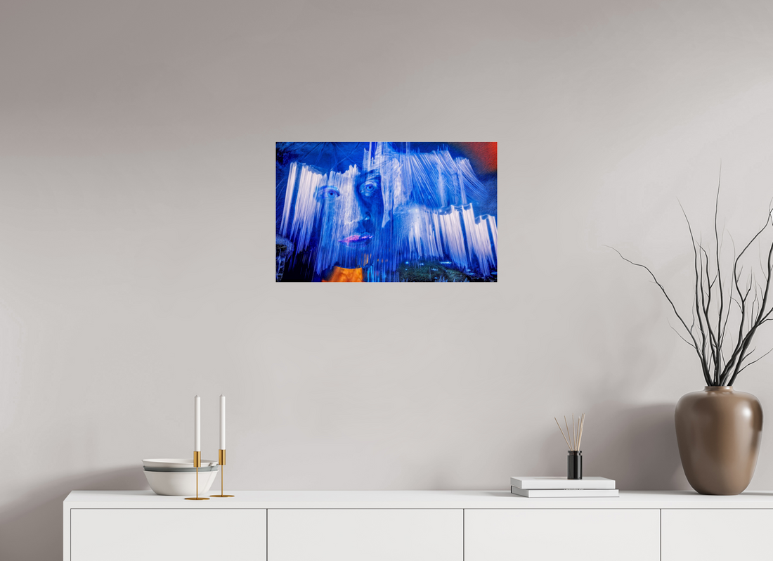 63,2 x 40 cm, Tirage photo sous Verre acrylique Sous la Pluie de Lumière