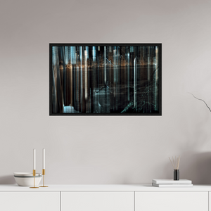 80 x 50 cm, Caisse américaine Noire Forêt des piliers d’acier