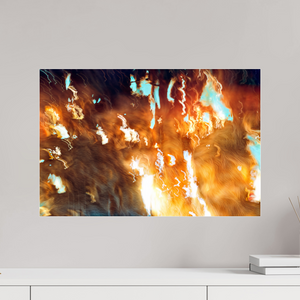 60 x 40 cm, Tirage photo sous Verre acrylique Les braises du souvenir