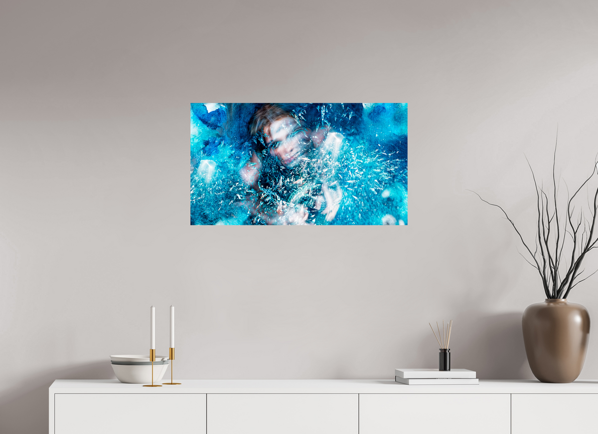 80 x 45 cm, Tirage photo contrecollé sur Dibond Cristallisation