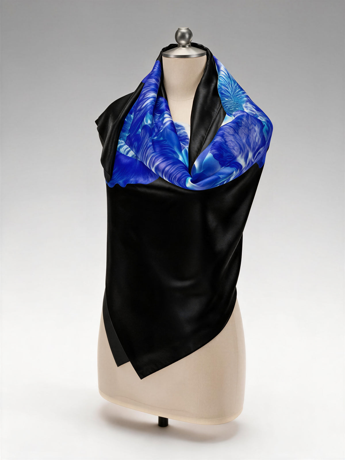 Foulard "Coeur d'Iris"