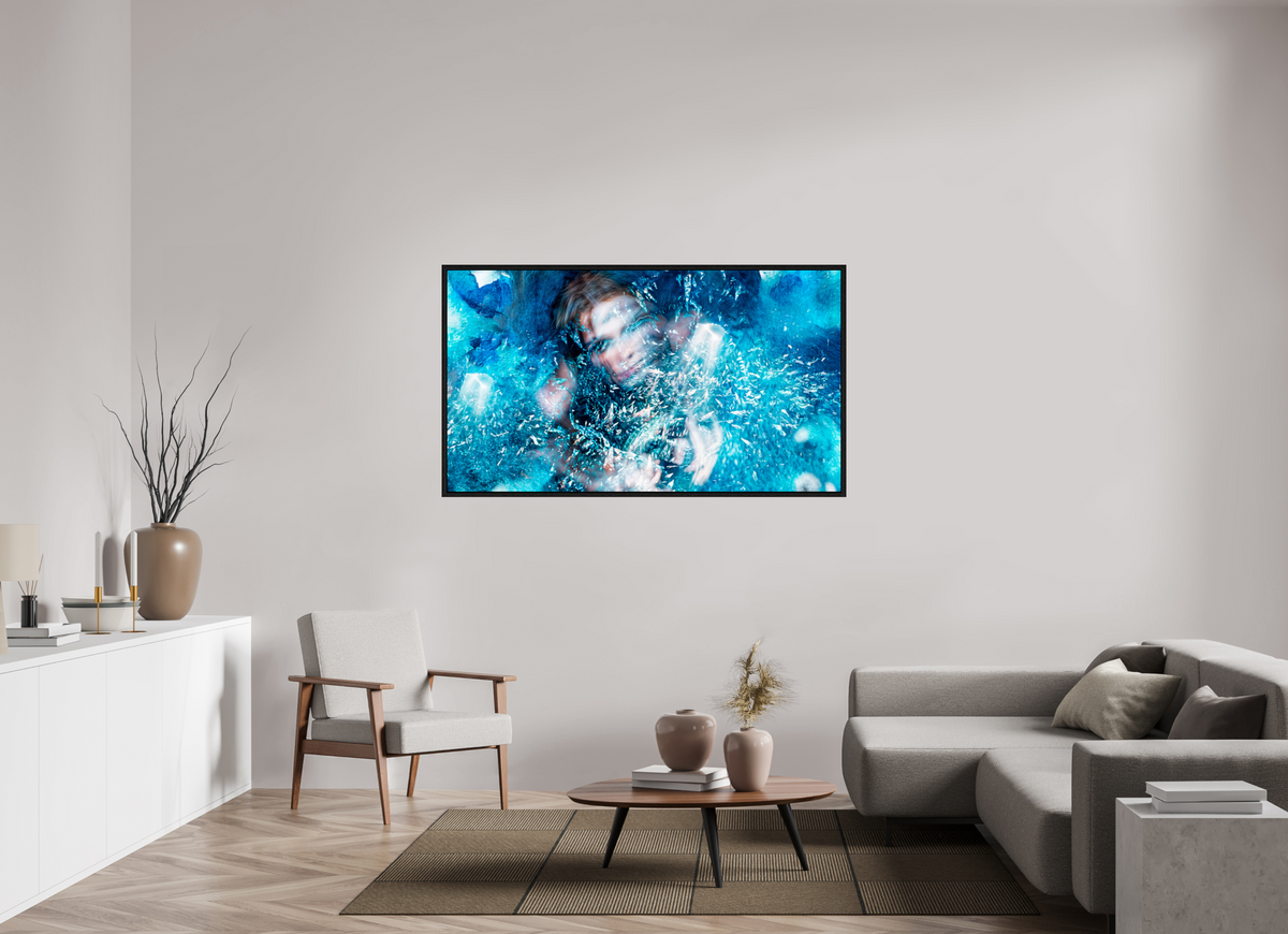 160 x 90 cm, Caisse américaine Noire Cristallisation