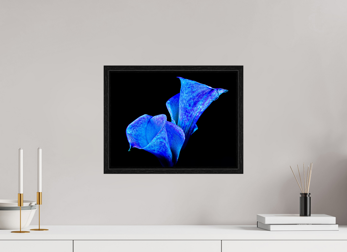 40 x 30 cm, Caisse américaine Noire Murmure d’Abysses
