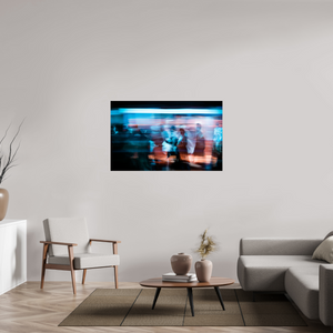 128 x 80 cm, Tirage photo contrecollé sur Dibond Le temps s'étire