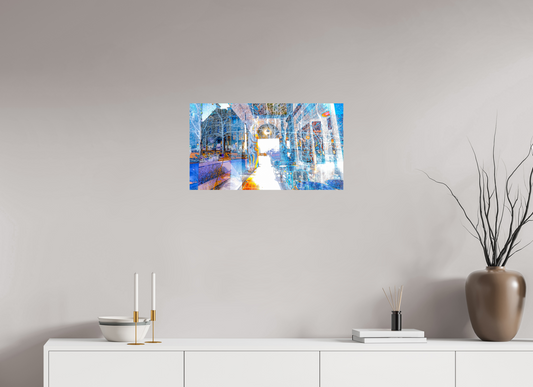 64 x 36 cm, Tirage simple sur papier photo Fuji Crystal Pearl Le seuil n’était pas une frontière, mais une invitation