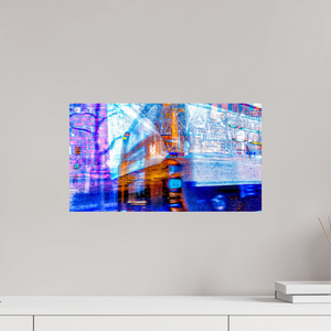 48 x 27 cm, Tirage simple sur papier photo Fuji Crystal Pearl Le mur de lumière n’a rien interrompu