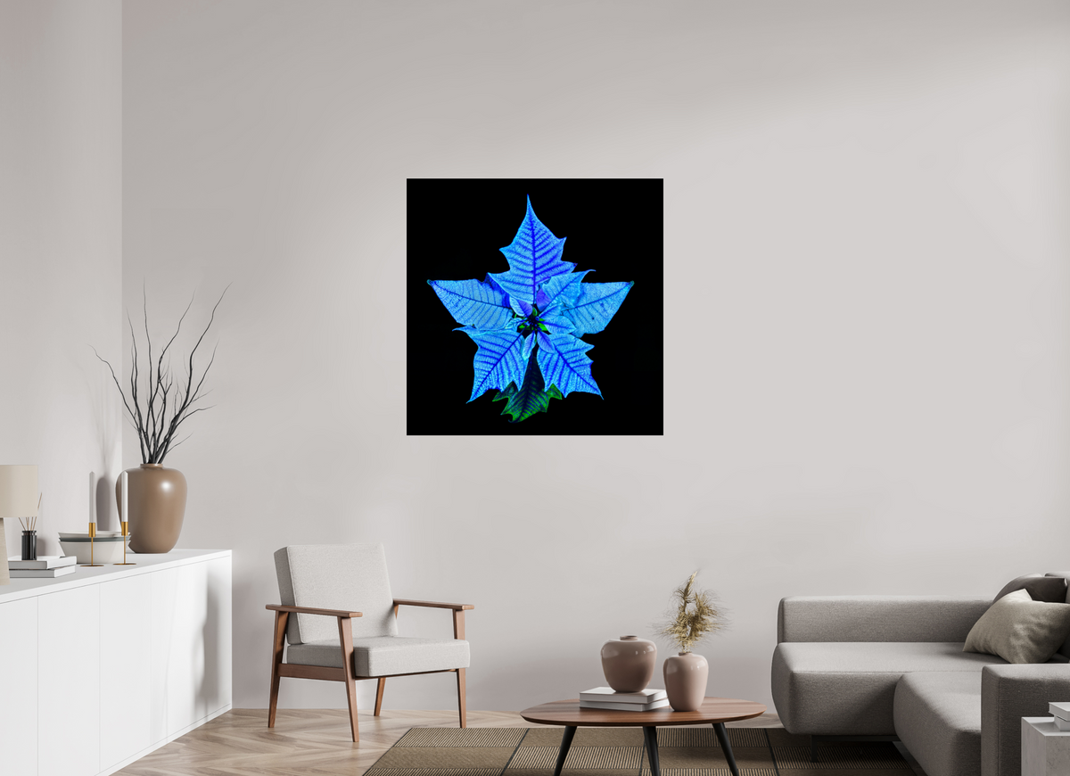 100 x 100 cm, Tirage photo sous Verre acrylique La Fleur Cosmique Qui Murmure Ton Nom