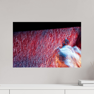 60 x 40 cm, Tirage simple sur papier photo Fuji Crystal Pearl Là où le feu se transforme en pluie