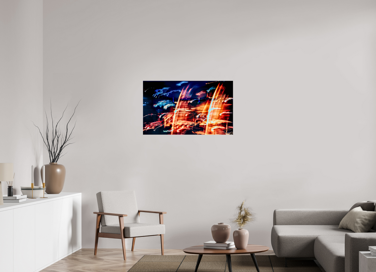 100,1 x 60 cm, Tirage simple sur papier photo Fuji Crystal Pearl Les Ondes du Ciel Invisible