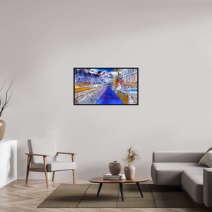 112 x 63 cm, 8 Caisse américaine Noire Le jour où l’eau est devenue une frontière