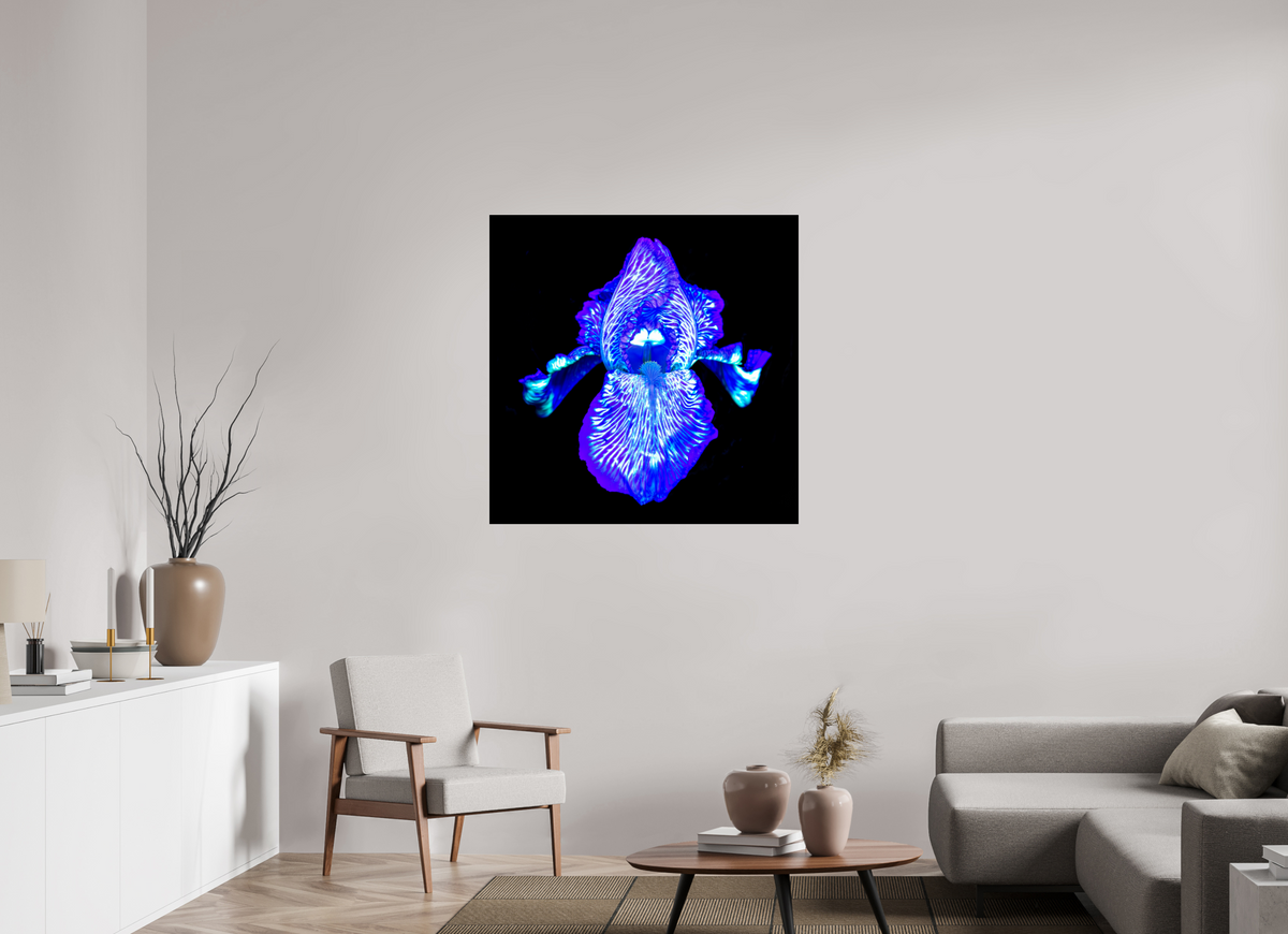 100 x 100 cm, Tirage photo sous Verre acrylique Iris des Profondeurs Lumineuses