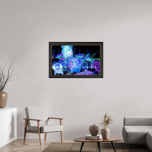 96 x 60 cm, 11 Cadre Noir-Or La Rosée des Étoiles
