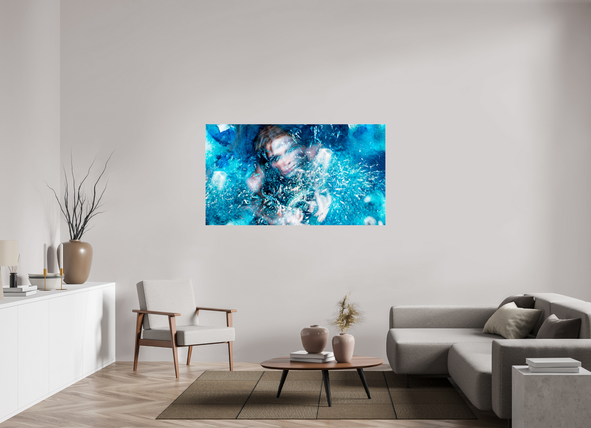 160 x 90 cm, Tirage photo sous Verre acrylique Cristallisation