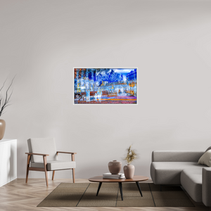 112 x 63 cm, 9 Caisse américaine Blanche Ce que la ville protège encore