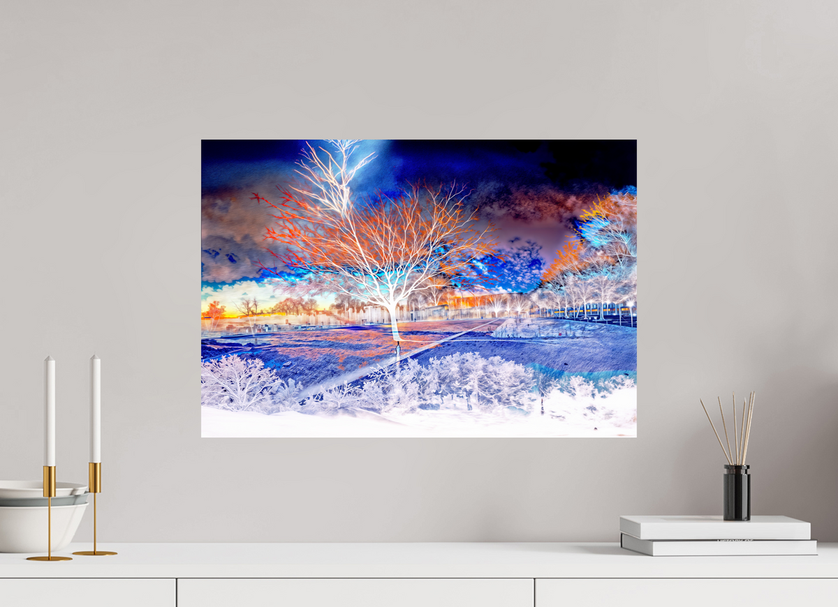 58,4 x 40 cm, Tirage photo contrecollé sur Dibond L’arbre qui se souvenait de tous les ciels