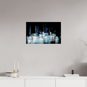 64 x 40 cm, Tirage photo contrecollé sur Dibond Cathédrale de glace brisée
