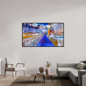176 x 99 cm, 8 Caisse américaine Noire Le jour où l’eau est devenue une frontière