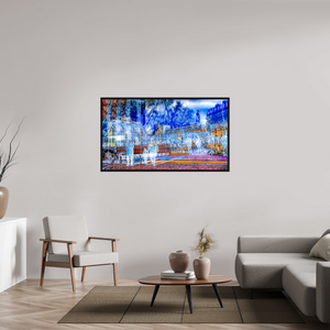 144 x 81 cm, 8 Caisse américaine Noire Ce que la ville protège encore