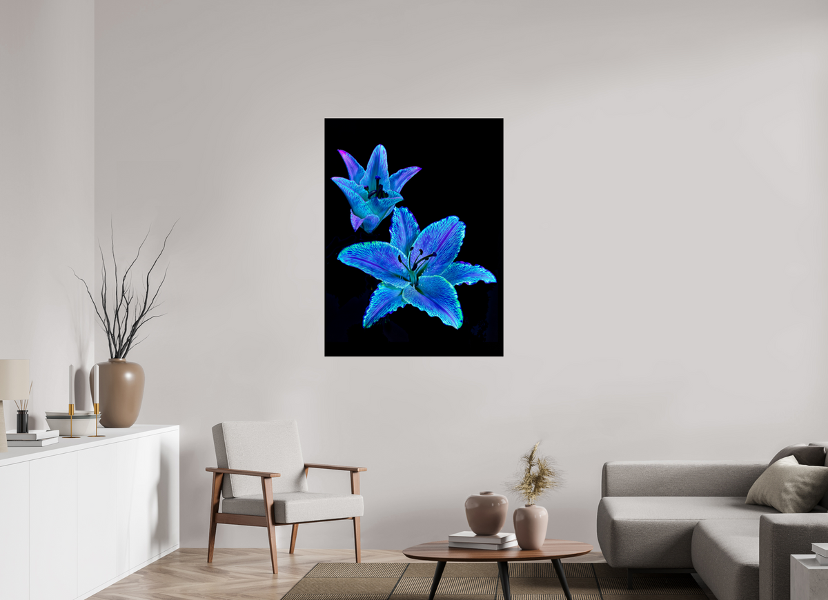 90 x 120 cm, Tirage photo sous Verre acrylique Dialogue des Cœurs Stellaires