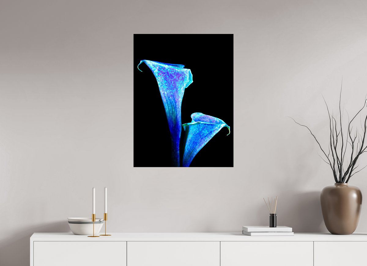 60 x 80 cm, Tirage photo contrecollé sur Dibond L’Étreinte des Lys Stellaires