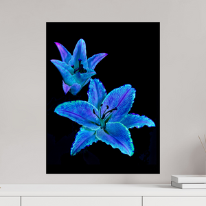 45 x 60 cm, Tirage photo contrecollé sur Dibond Dialogue des Cœurs Stellaires