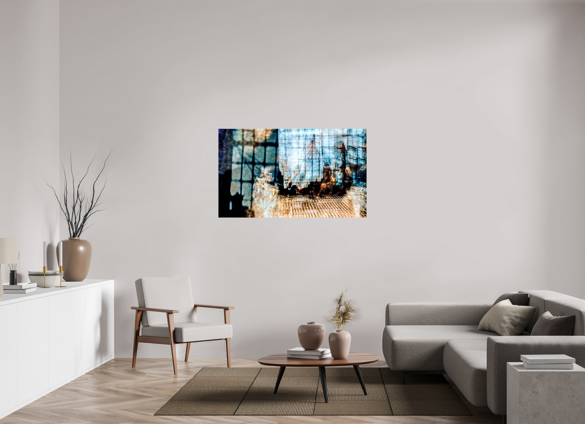 133,4 x 80 cm, Tirage simple sur papier photo Fuji Crystal Pearl Reflet d’un Monde en Suspension