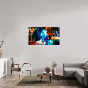 134,2 x 80 cm, Tirage photo sous Verre acrylique Métropole Intérieure
