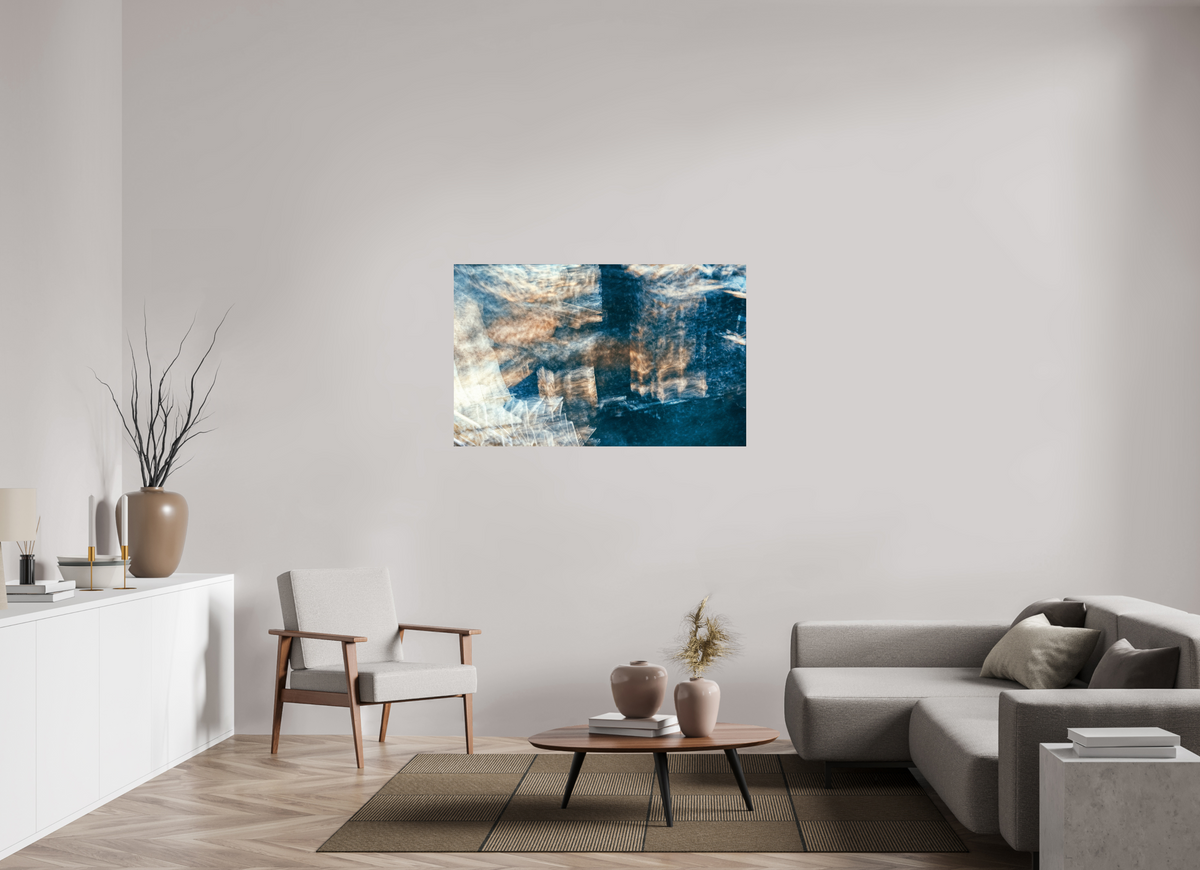 128,4 x 80 cm, Tirage simple sur papier photo Fuji Crystal Pearl Cartographie d’un rêve effacé