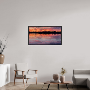 107,4 x 60 cm, Caisse américaine Noire 5 Reflets d’un Même Ciel V – Le Ciel Renversé
