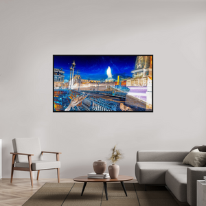 176 x 99 cm, 8 Caisse américaine Noire Les oiseaux gardaient la ville pendant que nous dormions