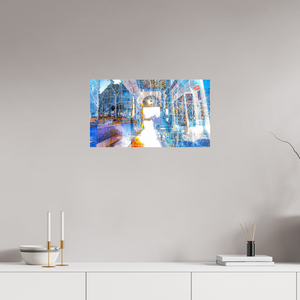 64 x 36 cm, 3 Tirage photo sous Verre acrylique Le seuil n’était pas une frontière, mais une invitation