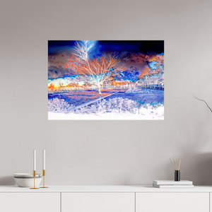 87,5 x 60 cm, Tirage photo contrecollé sur Dibond L’arbre qui se souvenait de tous les ciels