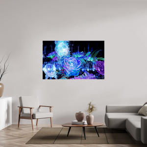 160 x 100 cm, 3 Tirage photo sous Verre acrylique La Rosée des Étoiles