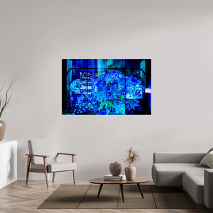 160 x 100 cm, 3 Tirage photo sous Verre acrylique Le jardin secret des gratte-ciels