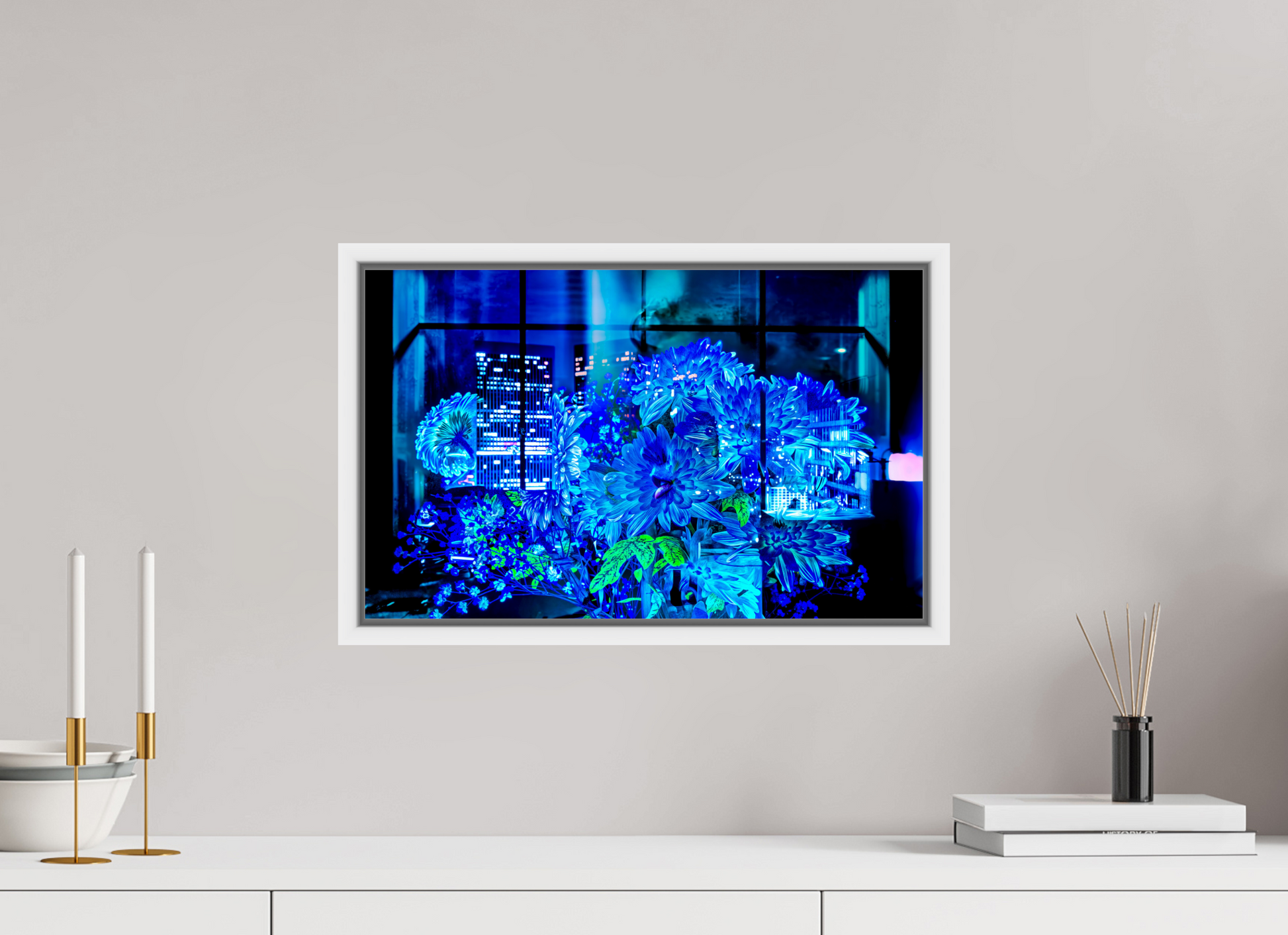 48 x 30 cm, 9 Caisse américaine Blanche Le jardin secret des gratte-ciels