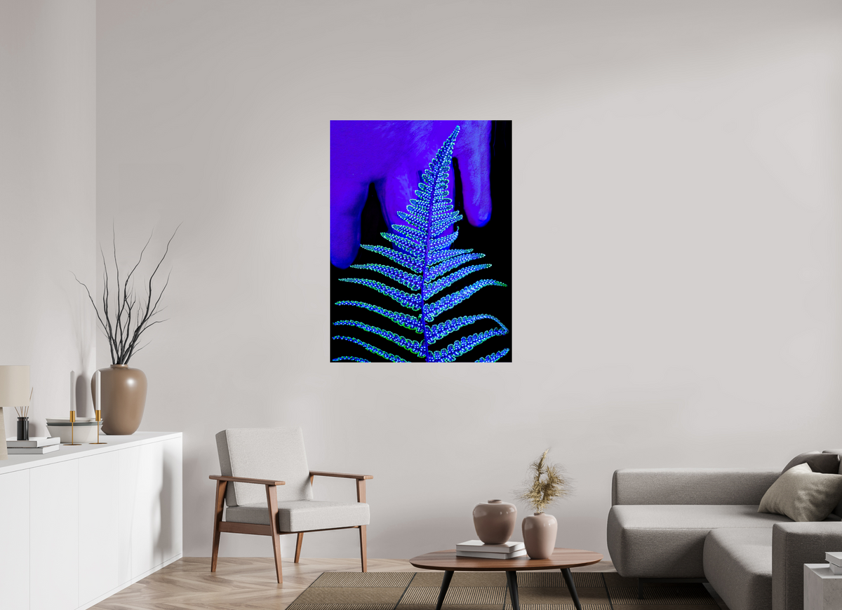 90 x 120 cm, Tirage photo sous Verre acrylique Le Code Secret du Feuillage