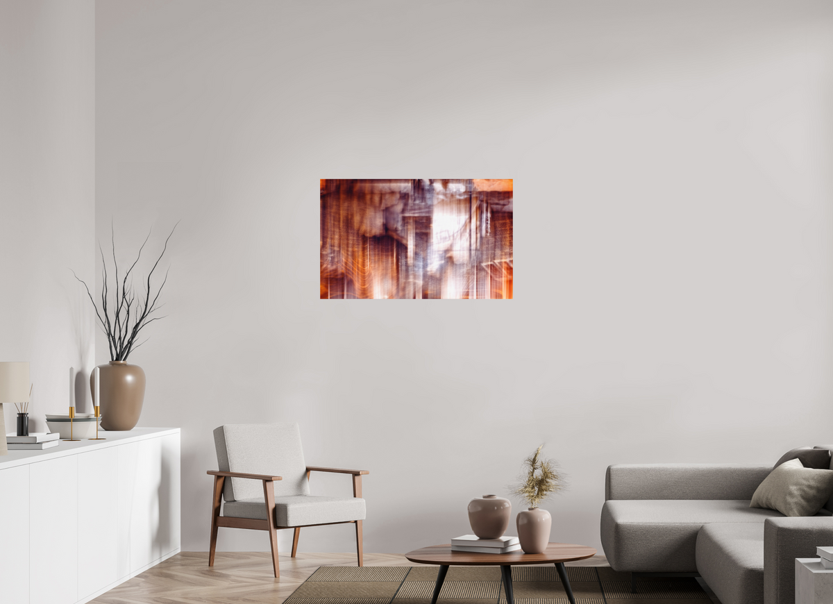 96,3 x 60 cm, Tirage photo contrecollé sur Dibond La charpente tremblante de l’oubli