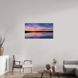 110,1 x 60 cm, Tirage photo sous Verre acrylique 1 Reflets d’un Même Ciel I – Naissance du Feu