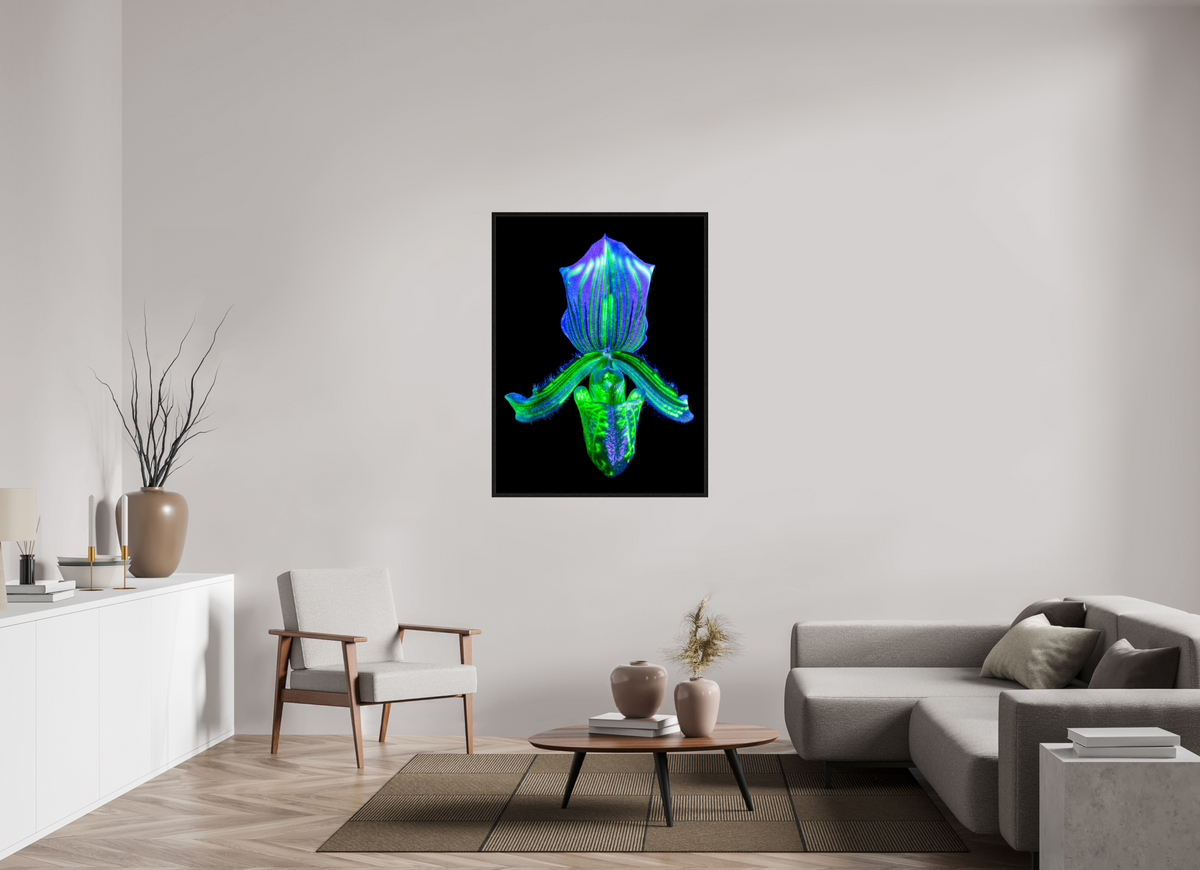 90 x 120 cm, Caisse américaine Noire L’Éclat Secret du Désir