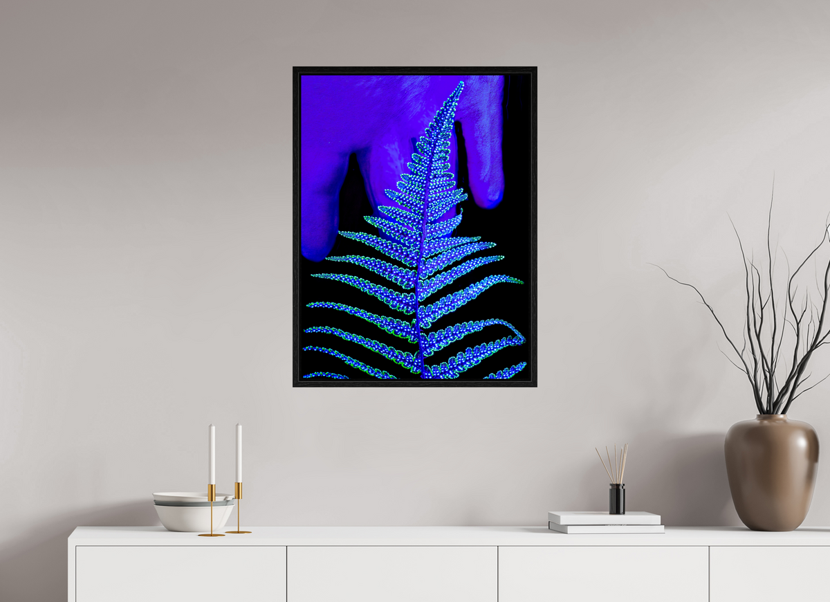 60 x 80 cm, Caisse américaine Noire Le Code Secret du Feuillage