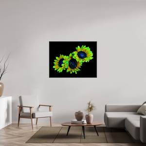 120 x 90 cm, Caisse américaine Noire Les gardiens du jour endormi