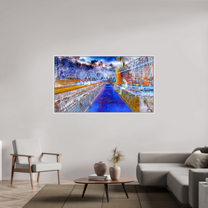 176 x 99 cm, 9 Caisse américaine Blanche Le jour où l’eau est devenue une frontière