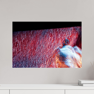 60 x 40 cm, 3 Tirage photo sous Verre acrylique Là où le feu se transforme en pluie