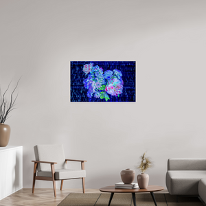 96 x 60 cm, Tirage simple sur papier photo Fuji Crystal Pearl Floraisons au cœur du code stellaire