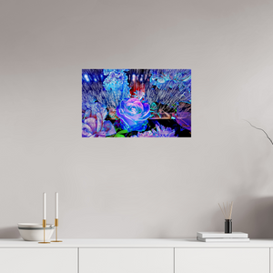 64 x 40 cm, 3 Tirage photo sous Verre acrylique Lorsque la lumière se souvient des fleurs