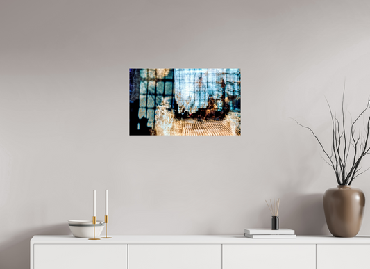 66,7 x 40 cm, Tirage simple sur papier photo Fuji Crystal Pearl Reflet d’un Monde en Suspension