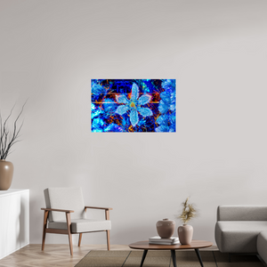 95,7 x 60 cm, 3 Tirage photo sous Verre acrylique La fleur qui rêvait d’étoiles
