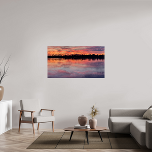 143,2 x 80 cm, Tirage photo sous Verre acrylique 5 Reflets d’un Même Ciel V – Le Ciel Renversé