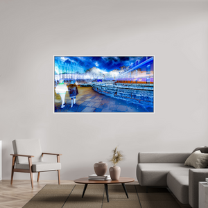 176 x 99 cm, 9 Caisse américaine Blanche La promenade n’était plus tout à fait la même